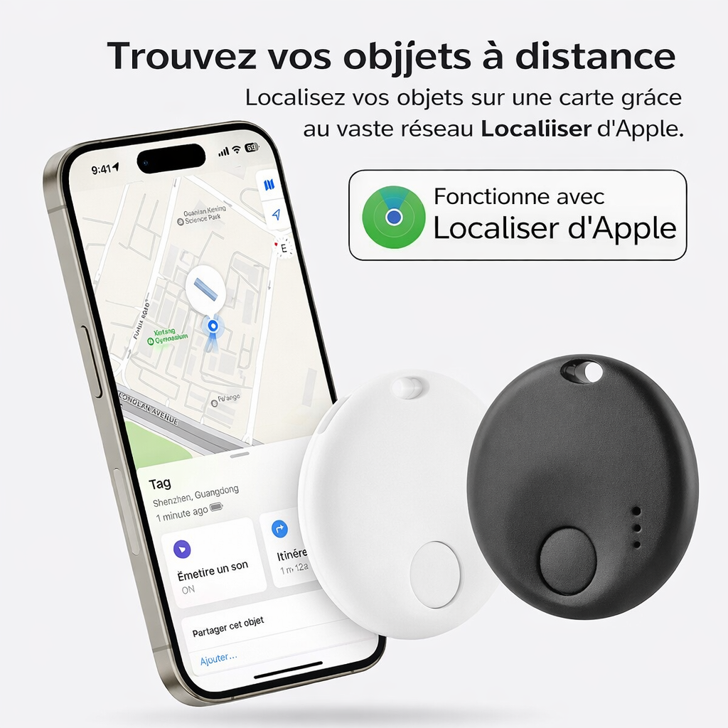 AIRTAG Suivi GPS en temps réel directement depuis votre téléphone