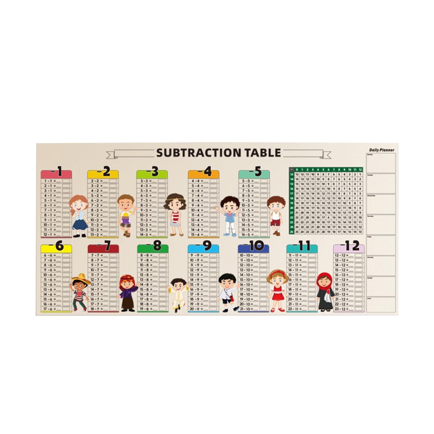 Feuille pédagogique d’apprentissage des mathématiques - EFY STORE