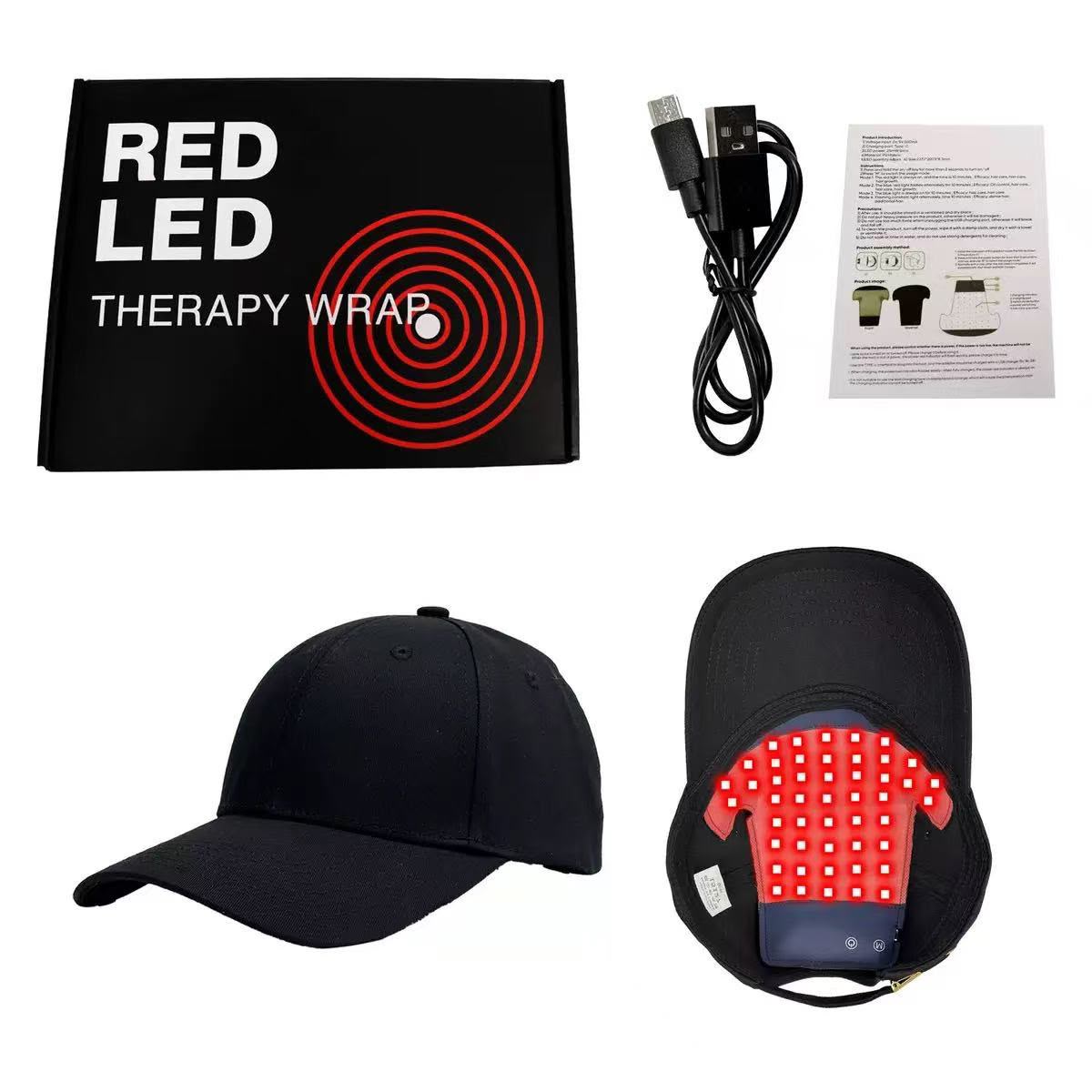 Casquette de Luminothérapie LED – Stimule la Repousse Naturelle des Cheveux