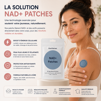NAD+ Patches – Technologie Anti-Âge Nouvelle Génération