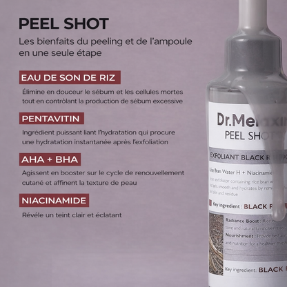 DR MELAXIN Peel Shot Exfoliating Black Rice Ampoule