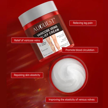 Auquest Crème anti-varices, traitement des varices pour jambes