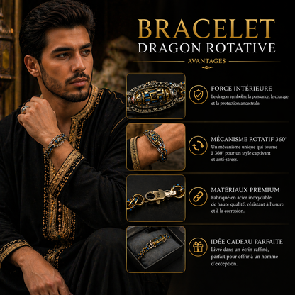 bracelet Dragon Rotative
