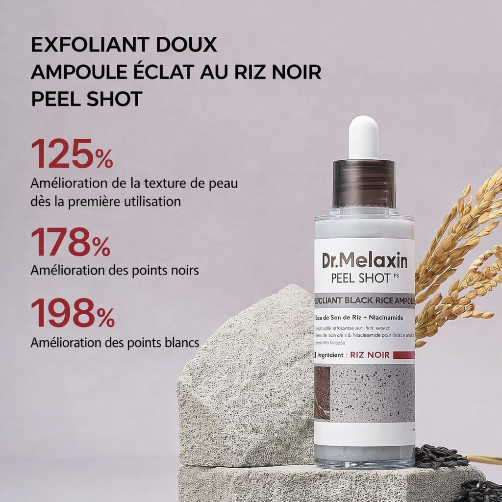 DR MELAXIN Peel Shot Exfoliating Black Rice Ampoule