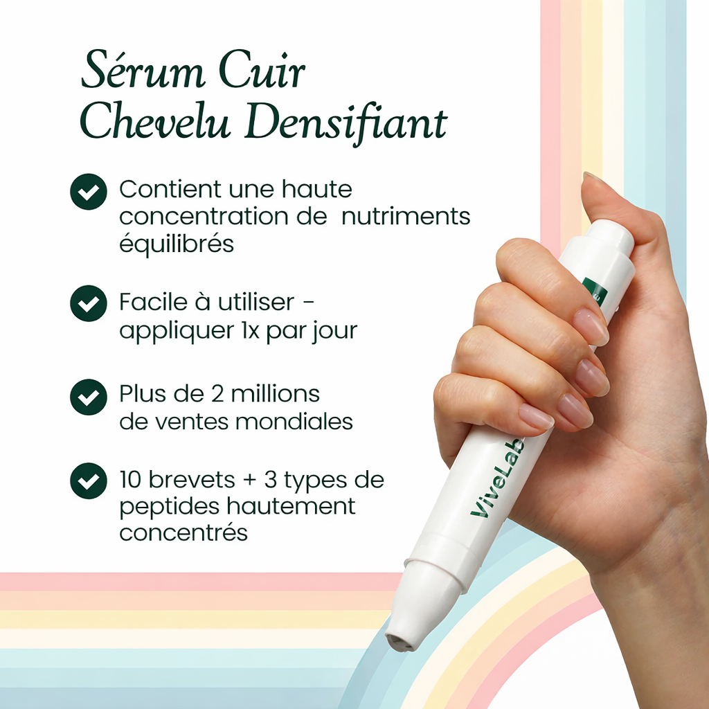 VIVELAB™ – Sérum Cuir Chevelu Anti-Chute à la Biotine & Peptides
