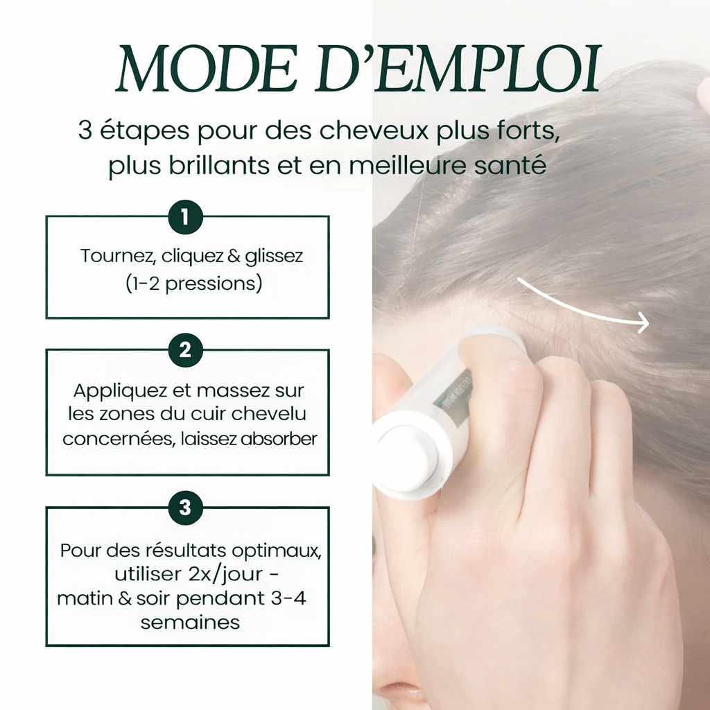 VIVELAB™ – Sérum Cuir Chevelu Anti-Chute à la Biotine & Peptides