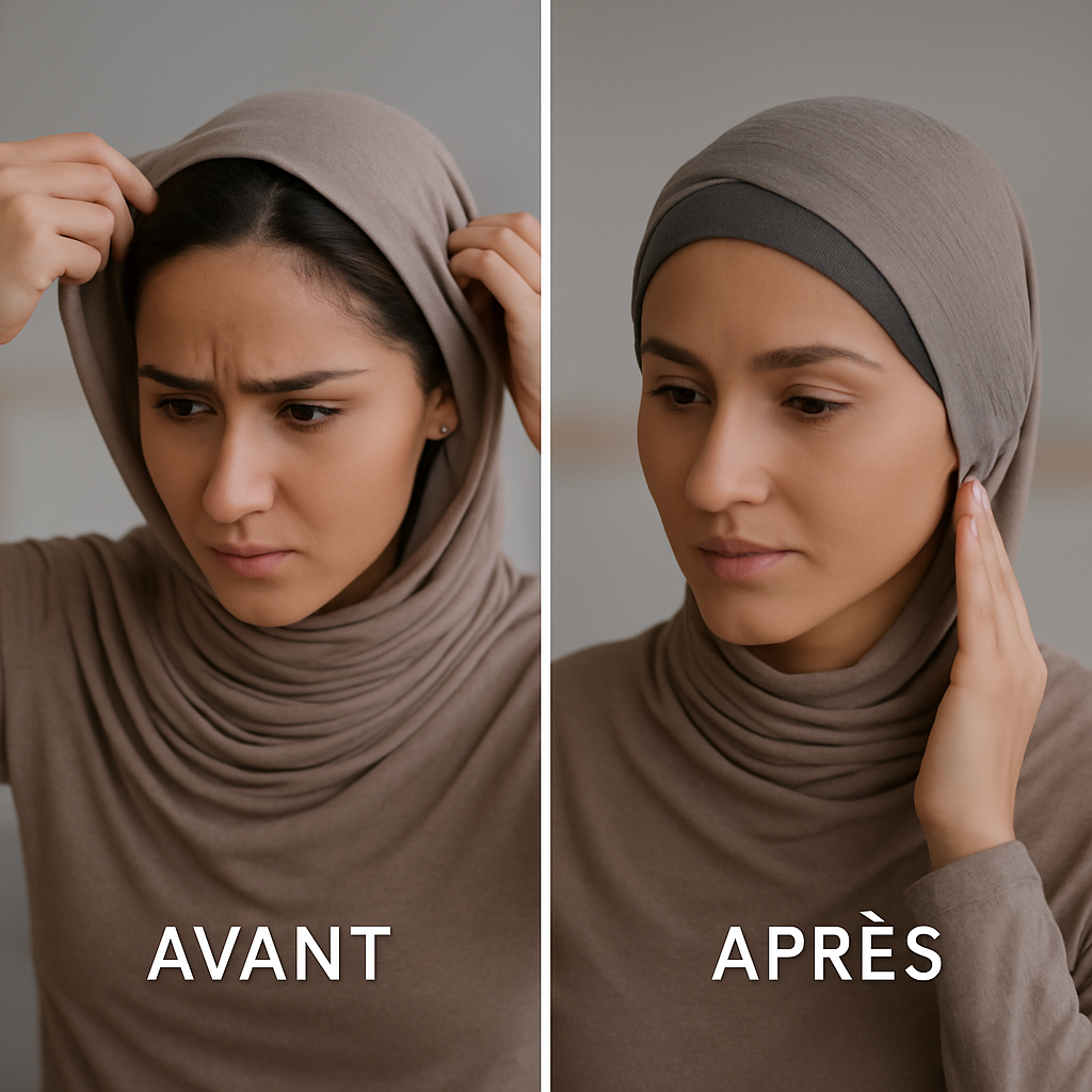 TAJ-Bandeau pour hijab antidérapant