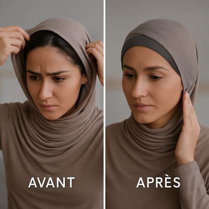 TAJ-Bandeau pour hijab antidérapant