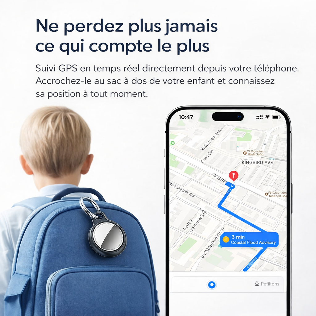 AIRTAG Suivi GPS en temps réel directement depuis votre téléphone