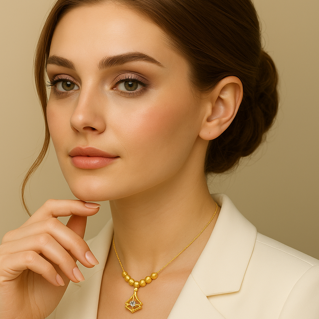 Collier Féminin Élégant – Symbole de Bonheur 💎