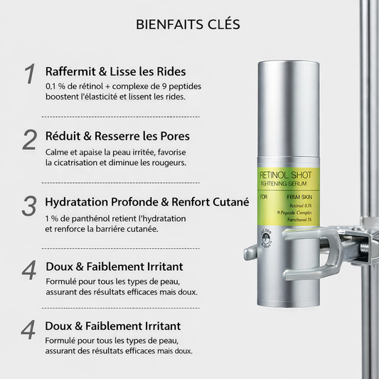 Retinol Shot Tightening Booster 30 ml – Fermeté Intense