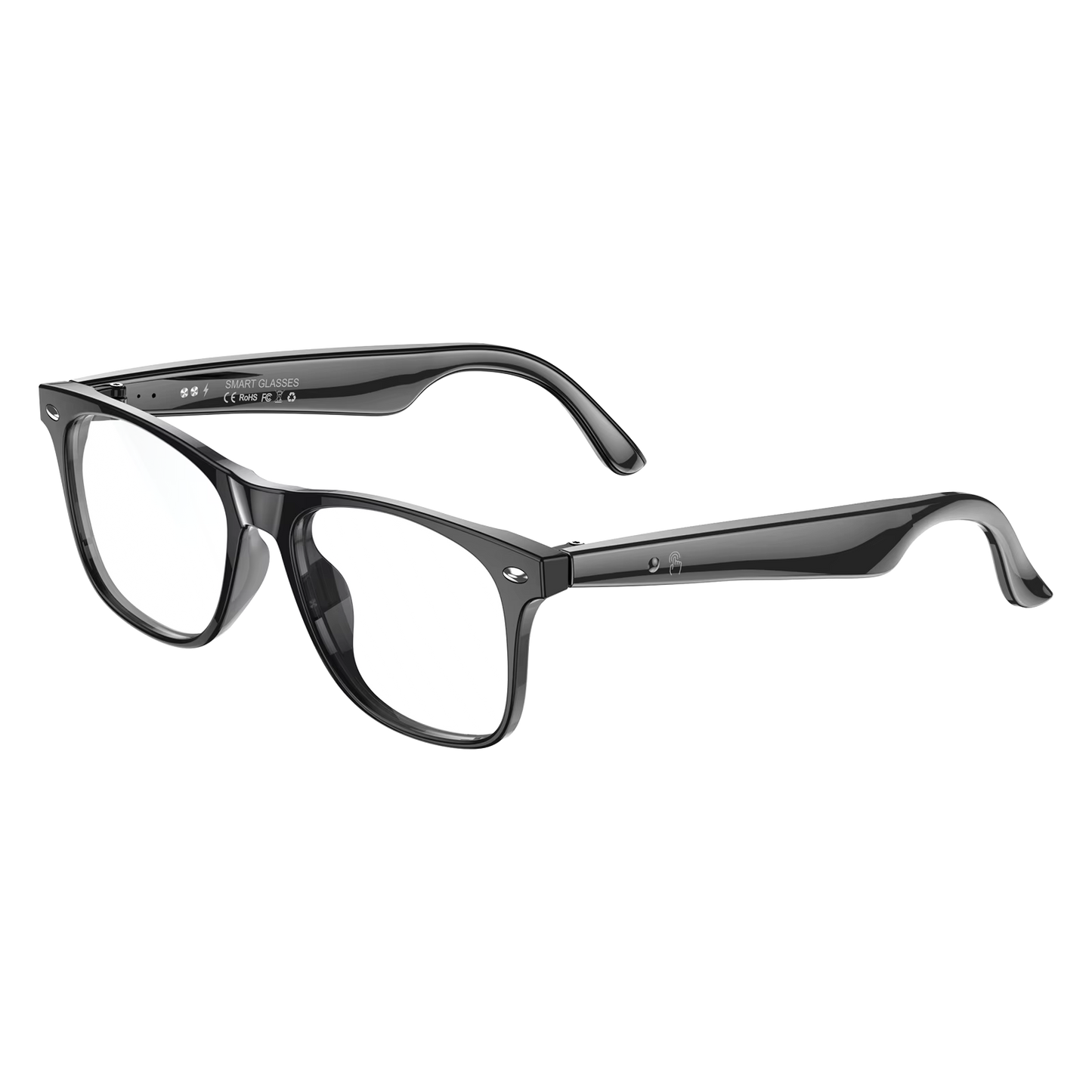 Lunettes Connectées Anti Lumière Bleue : Traduction+recorde+music
