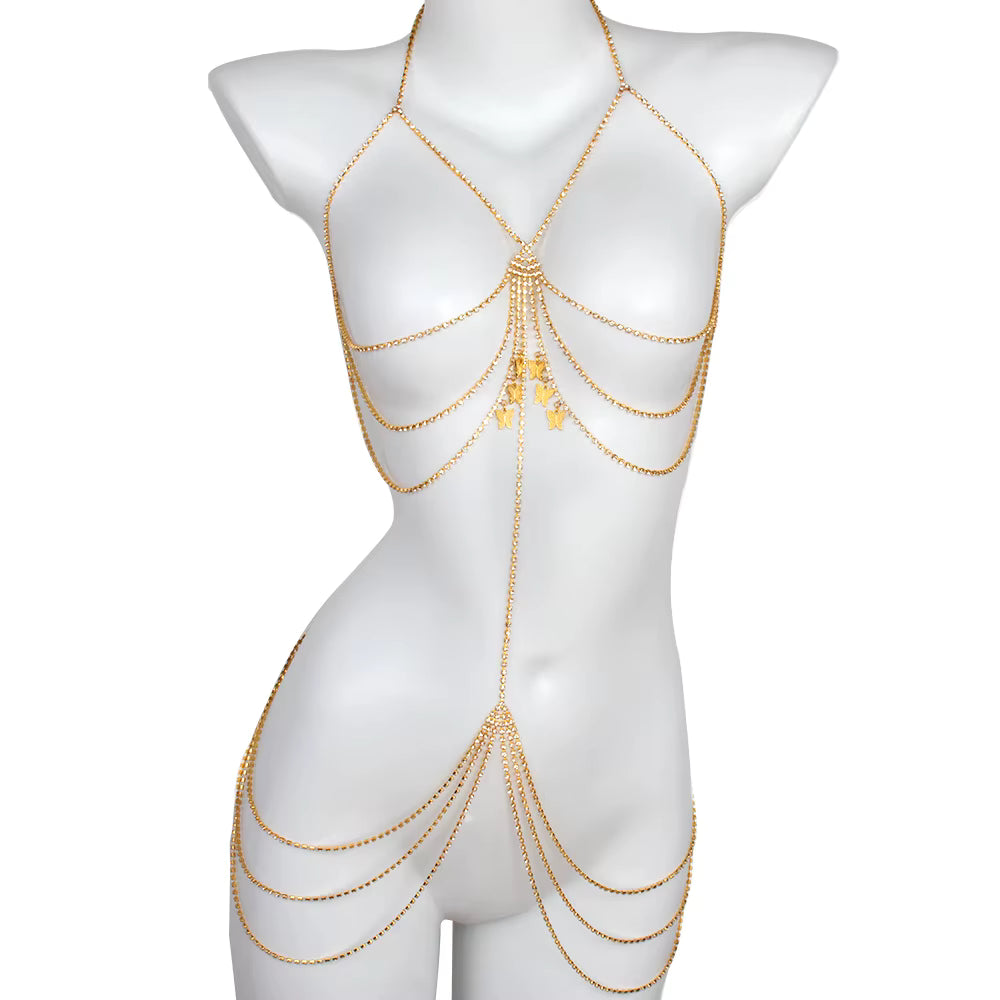 Chaîne de Corps Dorée Sensuelle - taille standard