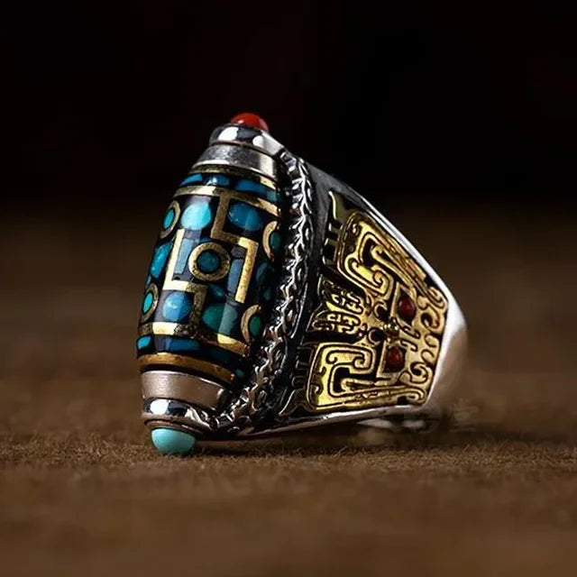 Bague Dragon Rotative