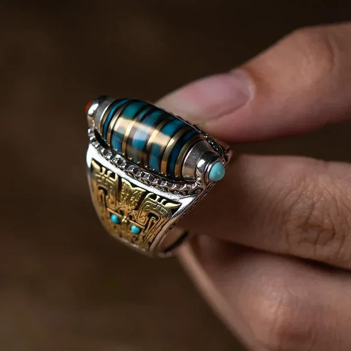 Bague Dragon Rotative