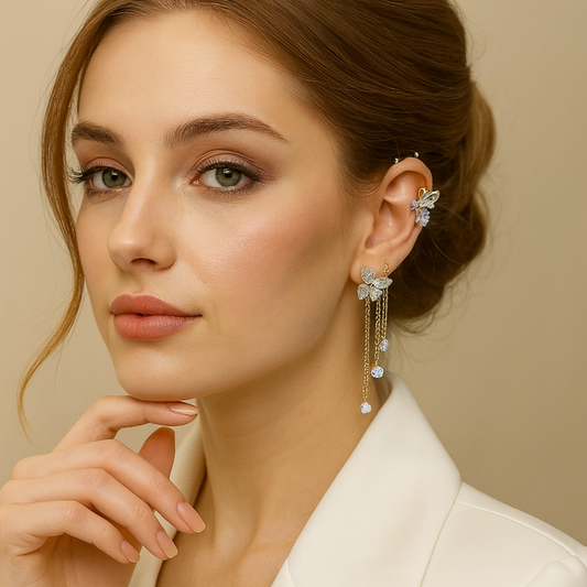 Paire de Boucles d’Oreilles Papillon