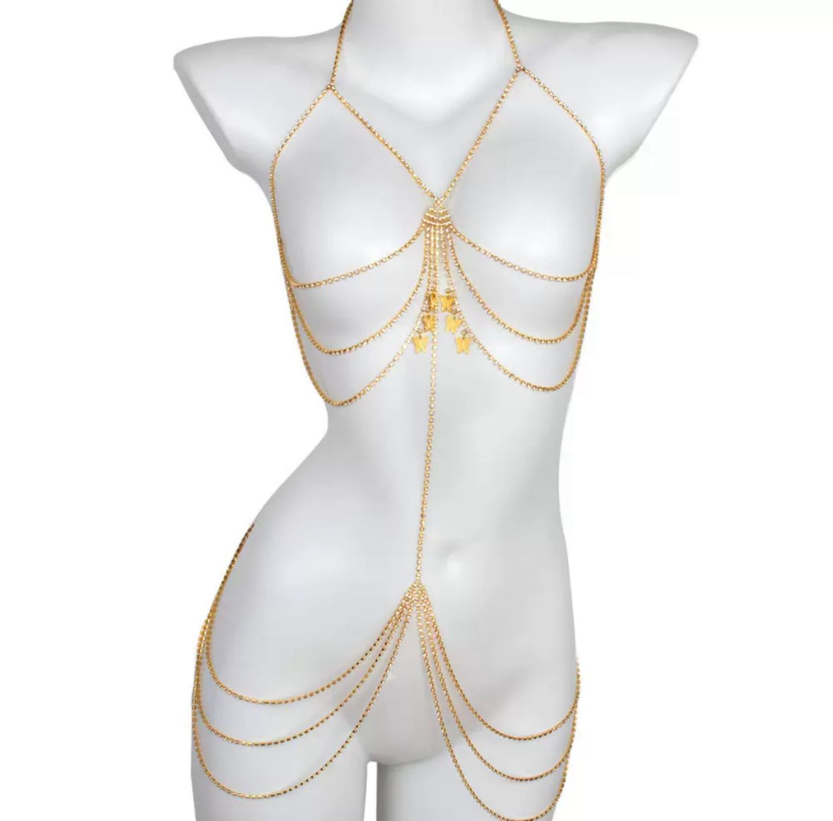 Chaîne de Corps Dorée Sensuelle - taille standard