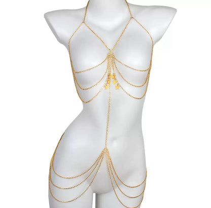 Chaîne de Corps Dorée Sensuelle - taille standard
