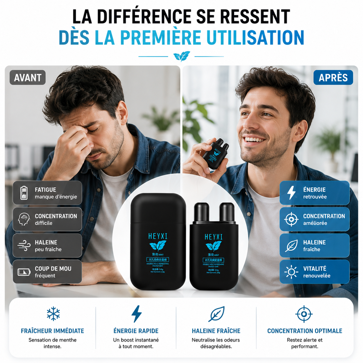 Boîte d'aspiration nasale à base de plantes