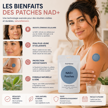 NAD+ Patches – Technologie Anti-Âge Nouvelle Génération
