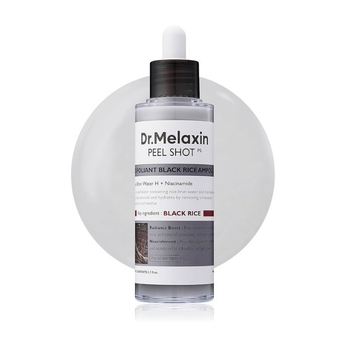 DR MELAXIN Peel Shot Exfoliating Black Rice Ampoule