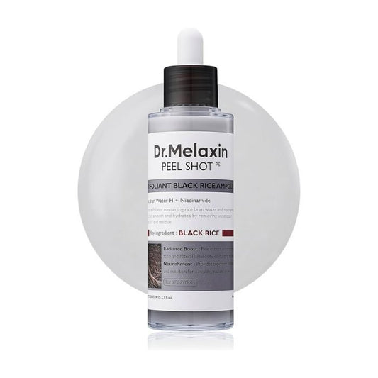 DR MELAXIN Peel Shot Exfoliating Black Rice Ampoule