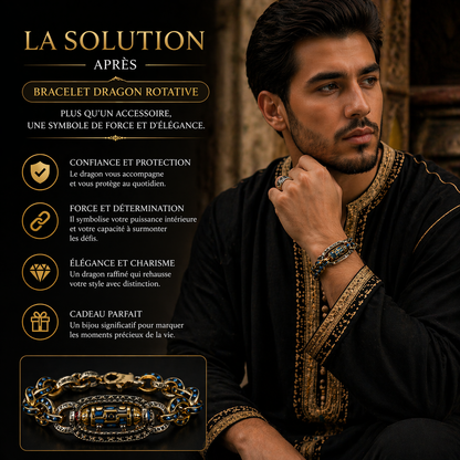 bracelet Dragon Rotative