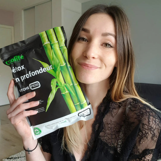 Ecolife® Patchs détox pieds - 20 pieces par boîte - EFY STORE