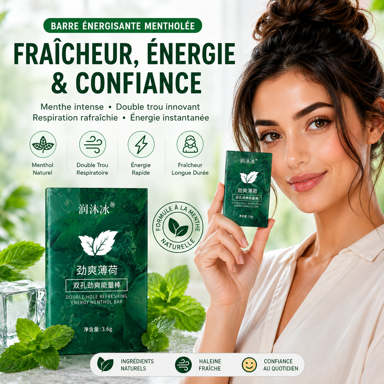 Boîte d'aspiration nasale à base de plantes