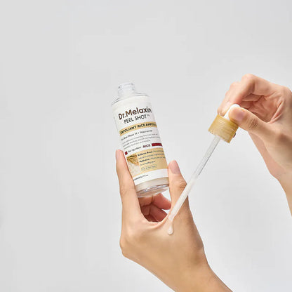Pack Duo Dr. Melaxin Peel Shot – Ampoule Exfoliante au Riz Blanc et Riz complet