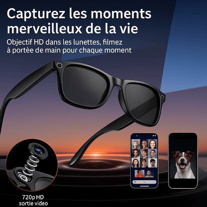 NeoView Lunettes avec Caméra Intégrée photos videos, Musique & Traduction - EFY STORE