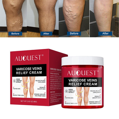 Auquest Crème anti-varices, traitement des varices pour jambes