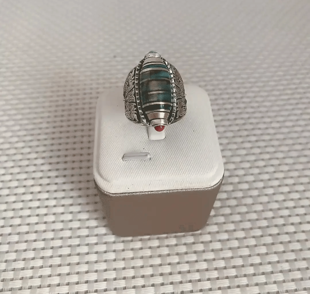 Bague Dragon Rotative